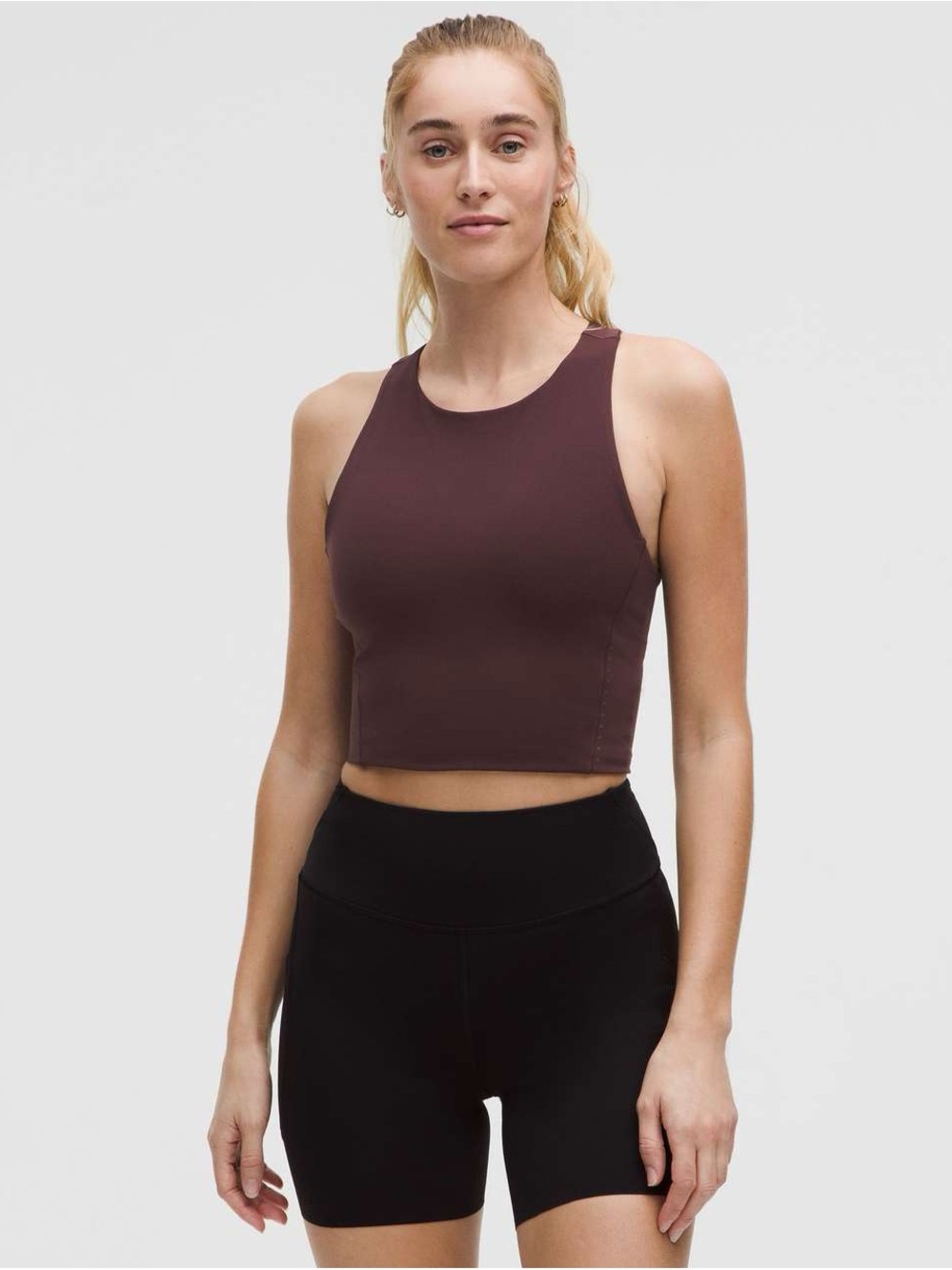 Lululemon Swift Speed Cropped Tank Top *B/C Cup - Goodnight Plum